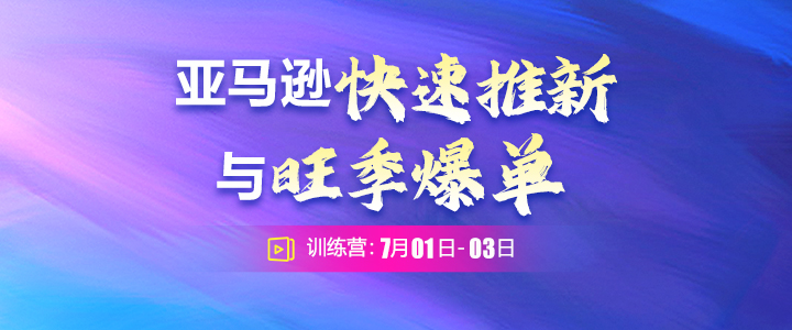 【训练营】亚马逊快速推新与旺季爆单
